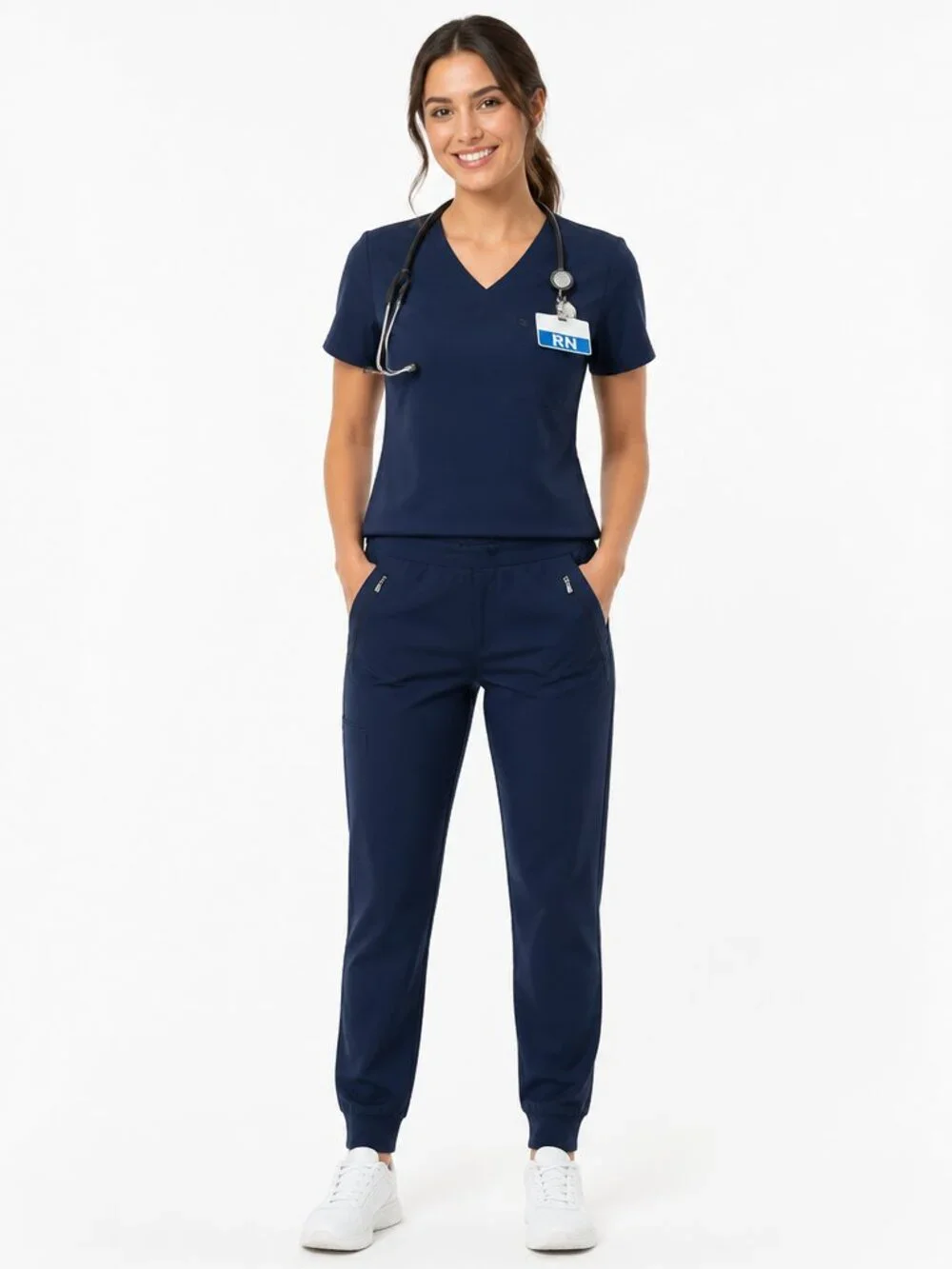 Healing Hands Navy Scrub Pants Size L - 25% Off When You Bundle 5+ Items!